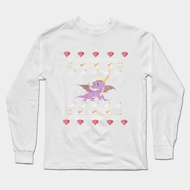 Ugly Dragon Long Sleeve T-Shirt by Clarmeleon